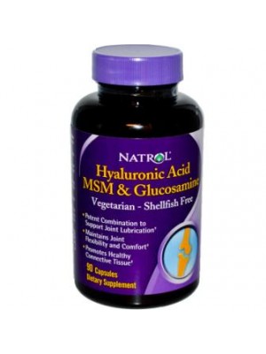 Hyaluronic acid MSM Glucosamine 90 capsules